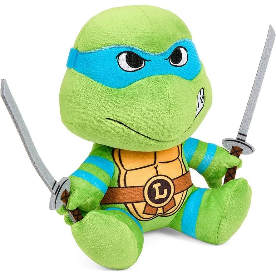 Peluche Tortugas Ninja Leonardo Kidrobot 20 cm Suave