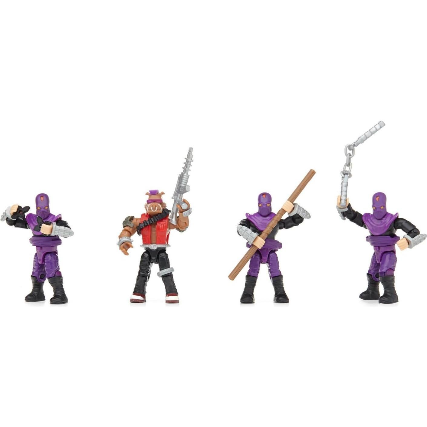 Paquete de Villano Bebop Mega Construx TMNT - 4 Figuras