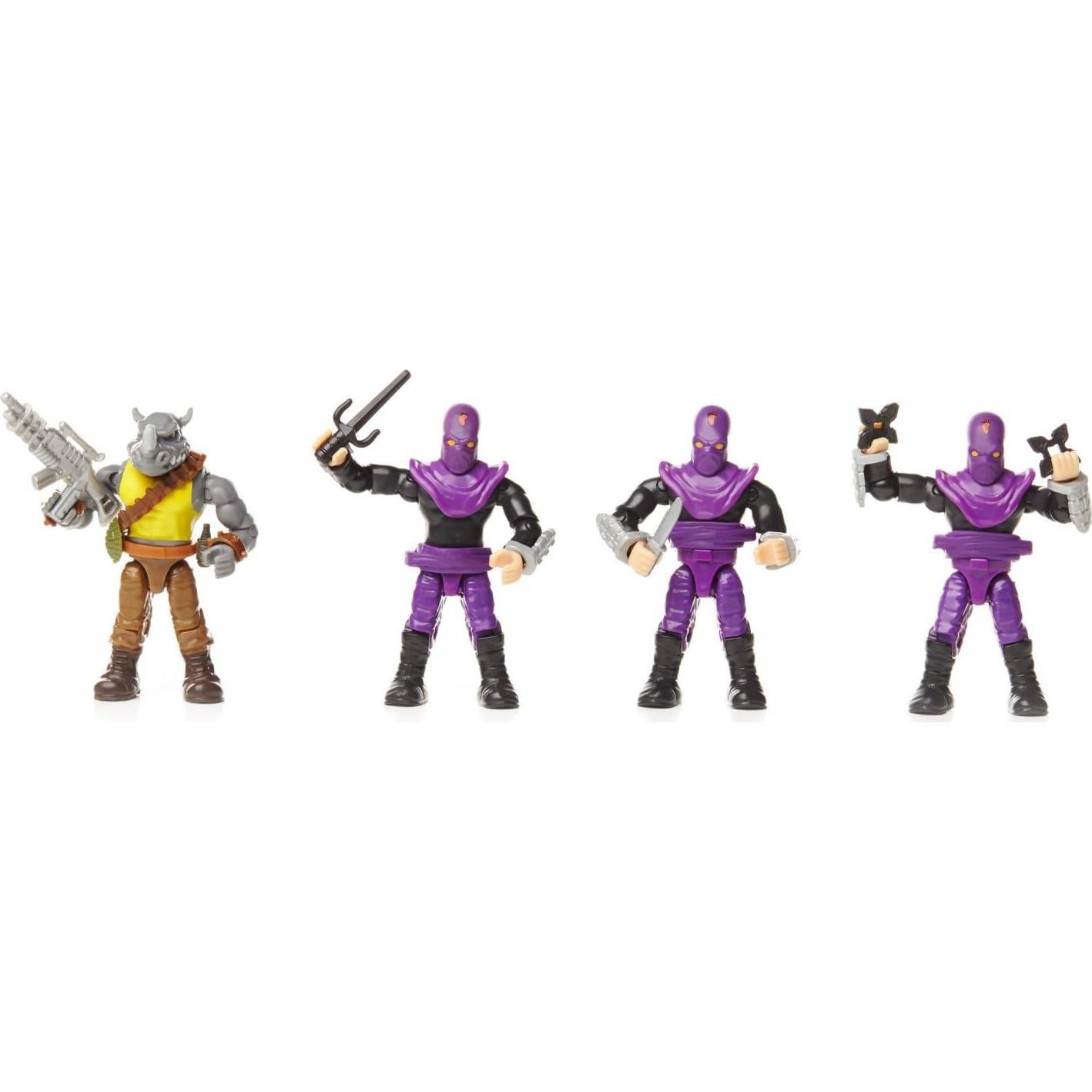 Set de Construcción Mega Bloks TMNT Rocksteady y Soldados Pie