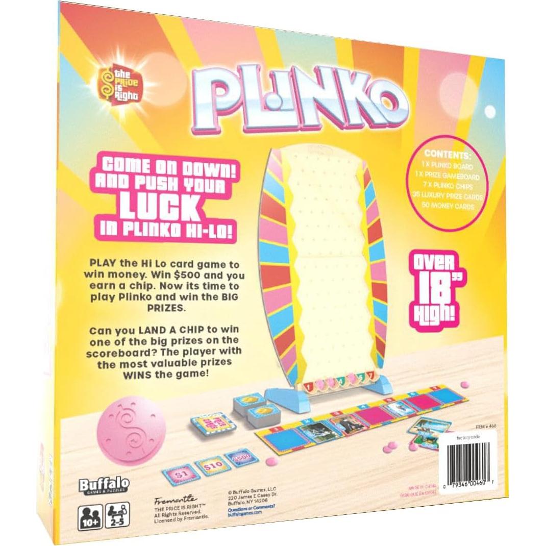 Juego de Mesa Plinko Buffalo Games 45.72 cm para 2+ Jugadores