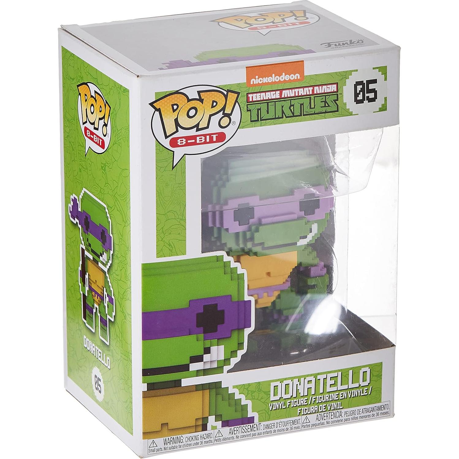 Figura Coleccionable Funko 8-Bit Tortugas Ninja Donatello 9.5cm