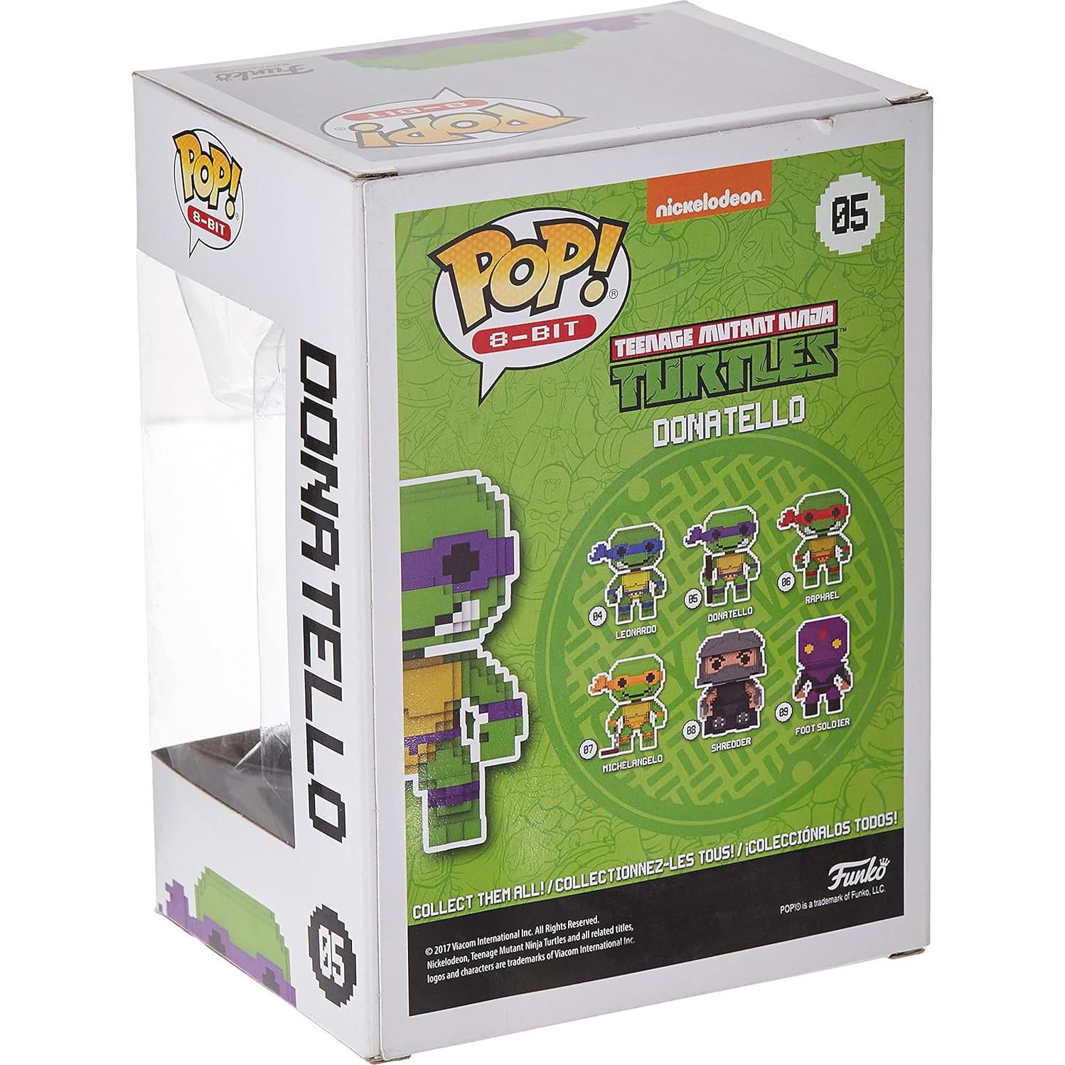 Figura Coleccionable Funko 8-Bit Tortugas Ninja Donatello 9.5cm
