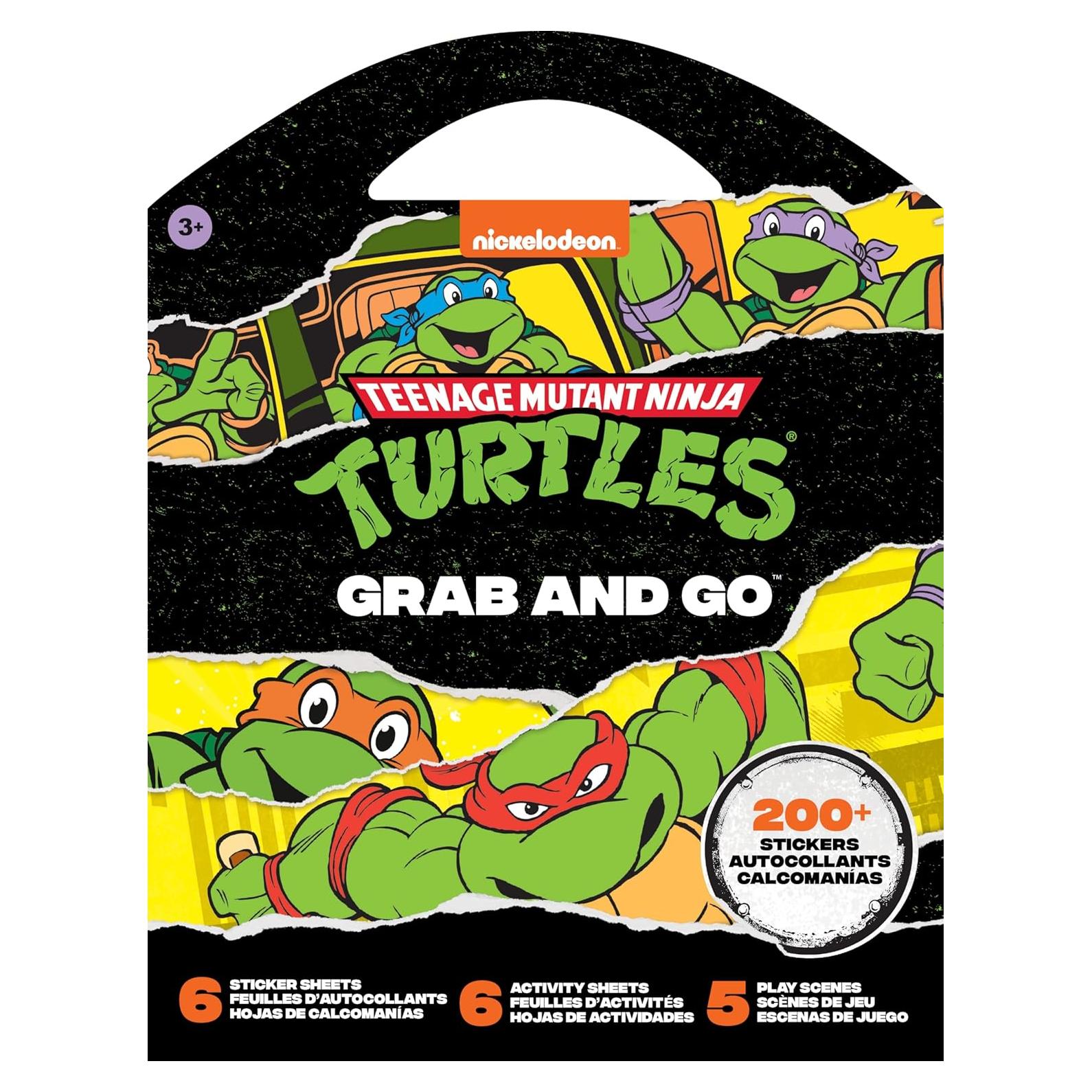 Set de Pegatinas Agarra y Ve TMNT - 75+ Pegatinas
