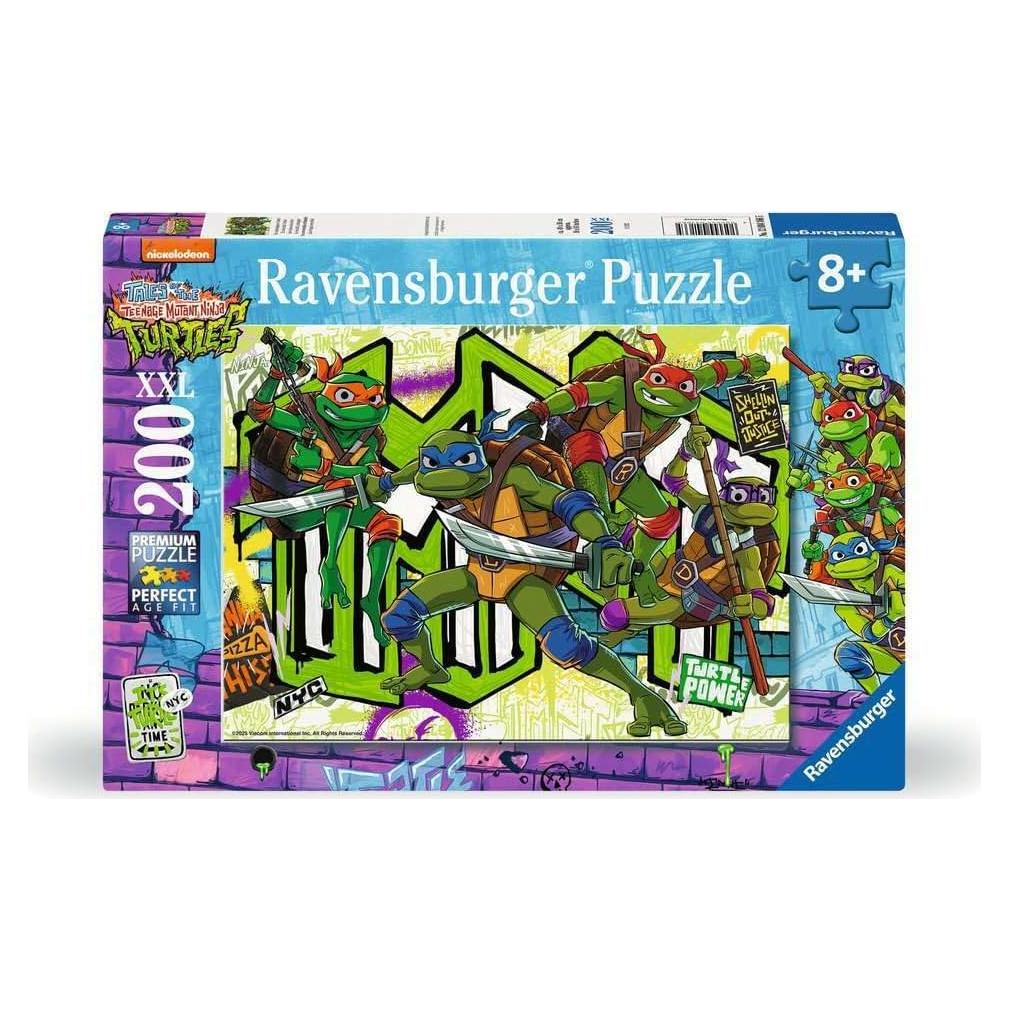 Puzzle XXL Tortugas Ninja Ravensburger 200 Piezas 49x36 cm