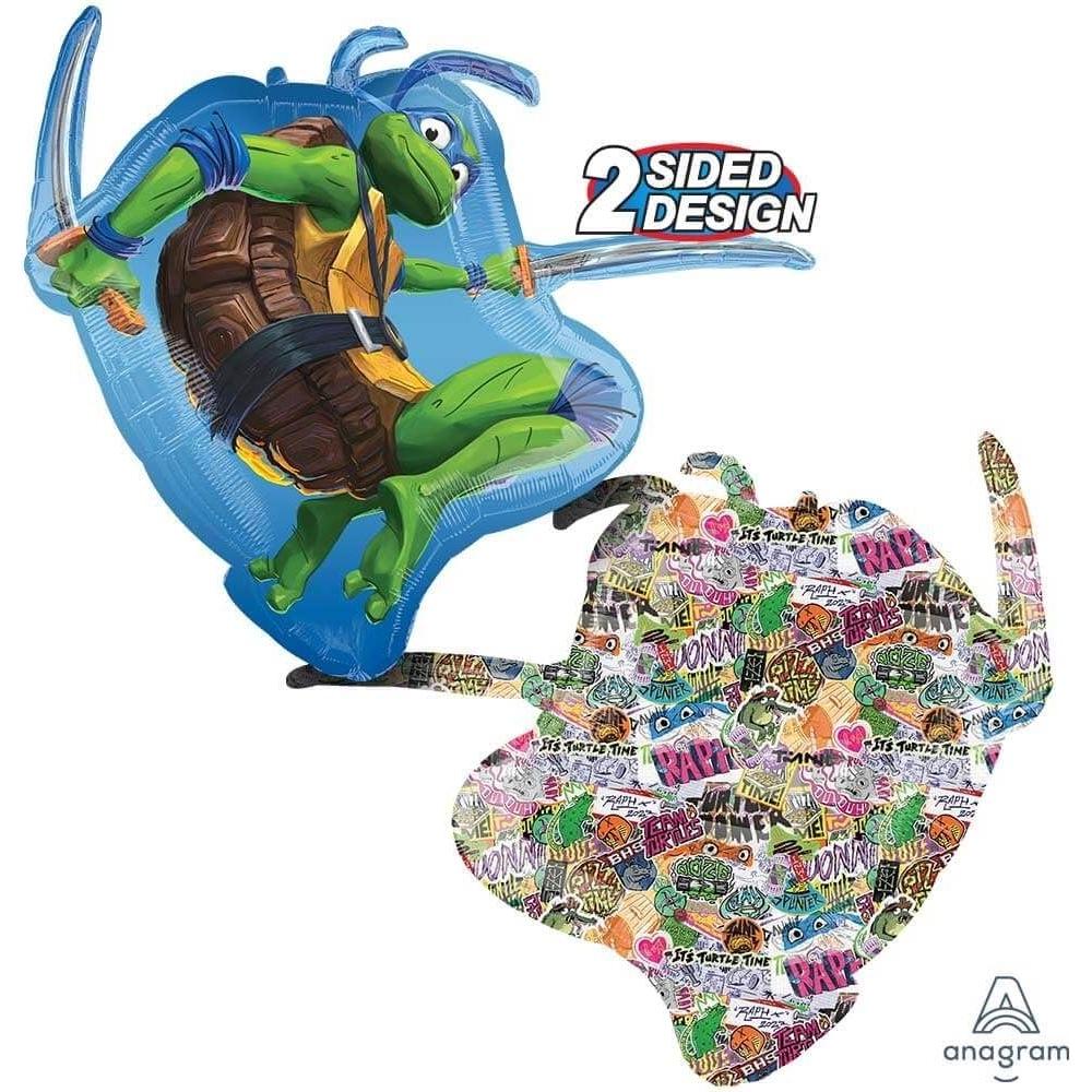 Globos de Cumpleaños TMNT Tortugas Ninja Anagram, 12 Piezas