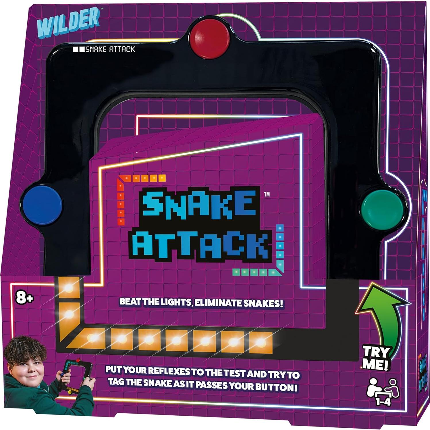 Juego Electrónico Ataque de Serpiente Wilder - Reflejos 1-4 Jugadores
