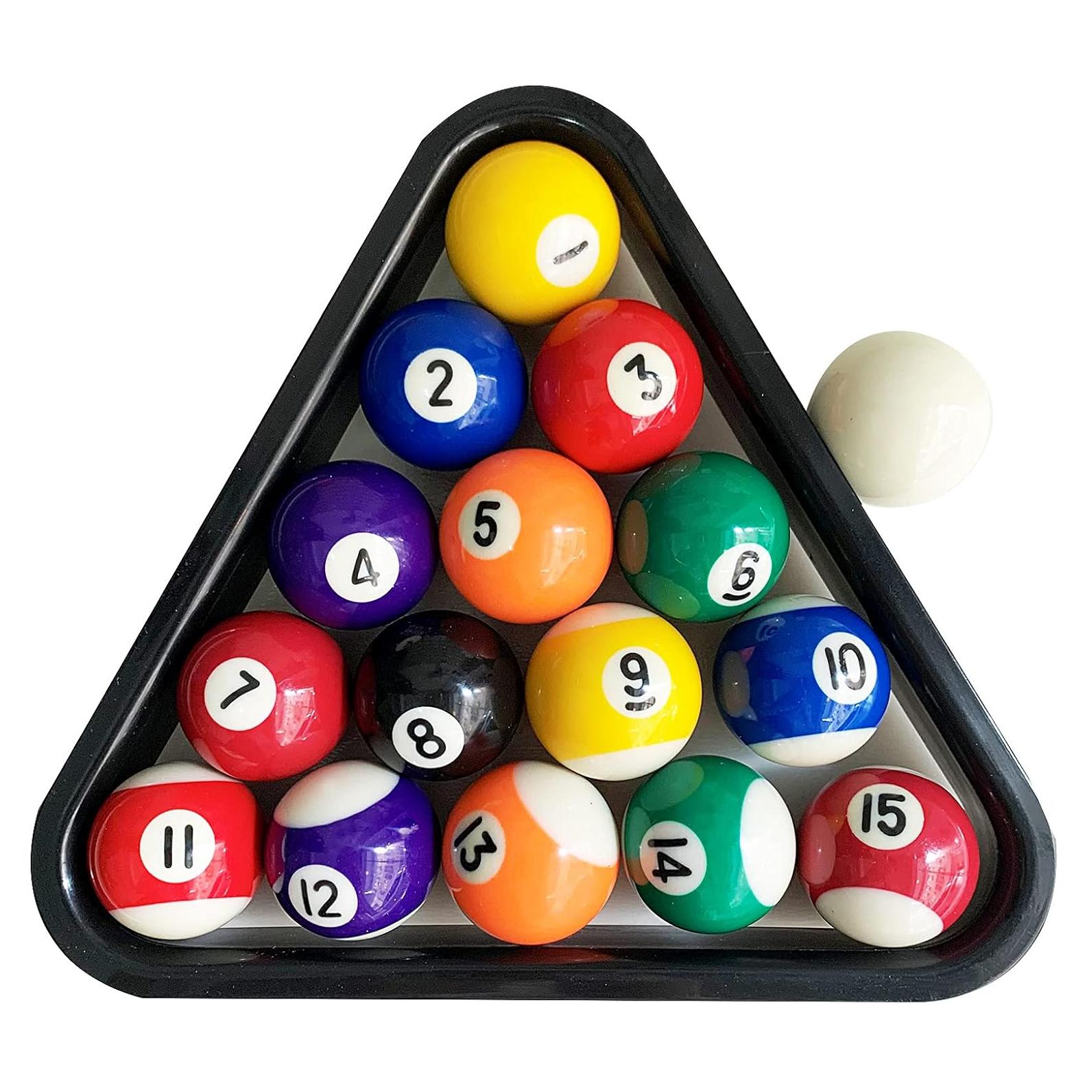 Juego de bolas de billar mini BILIYARD 1.5" 16 piezas