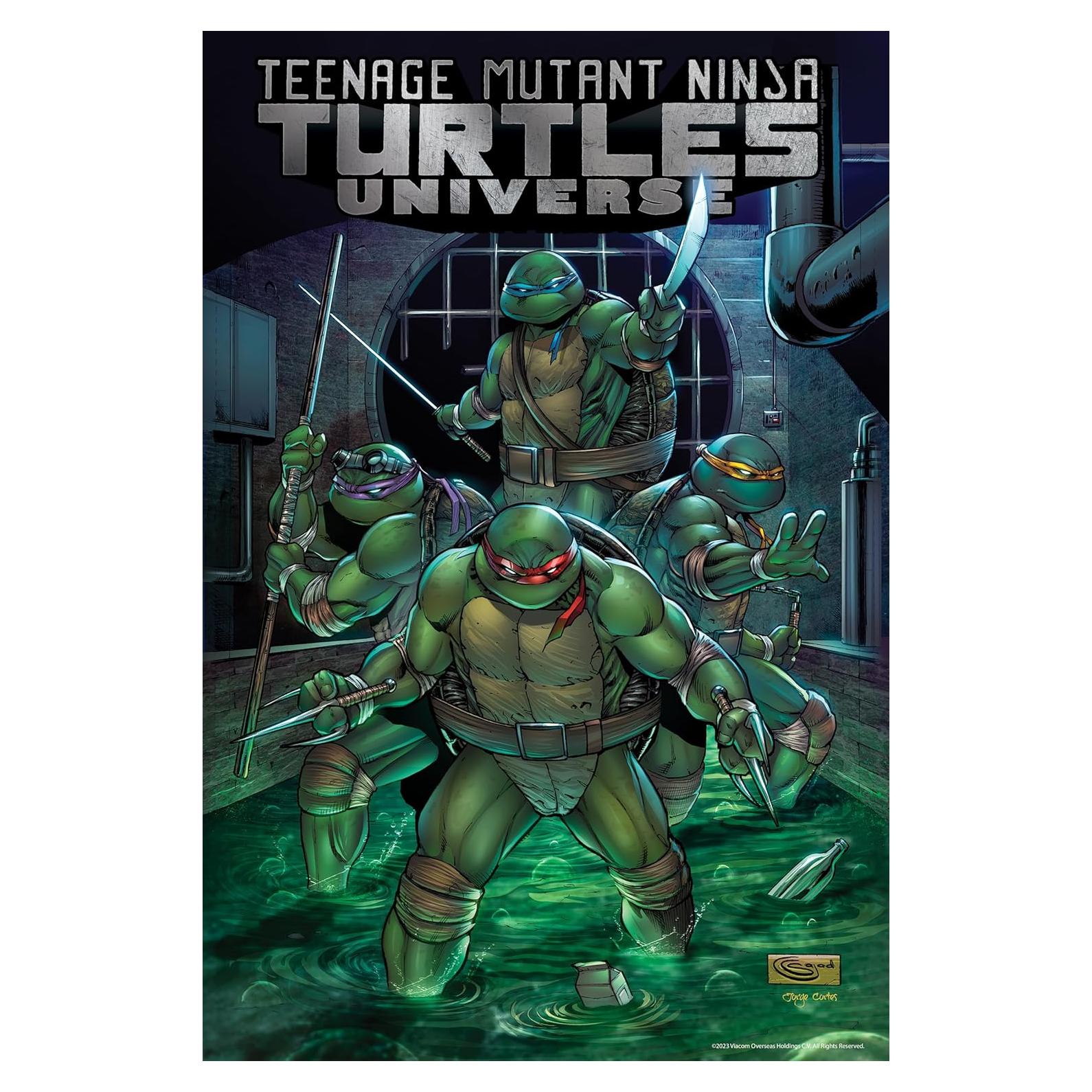 Rompecabezas 3D TMNT Prime 300 Piezas Efecto Lenticular 45.72x30.48cm
