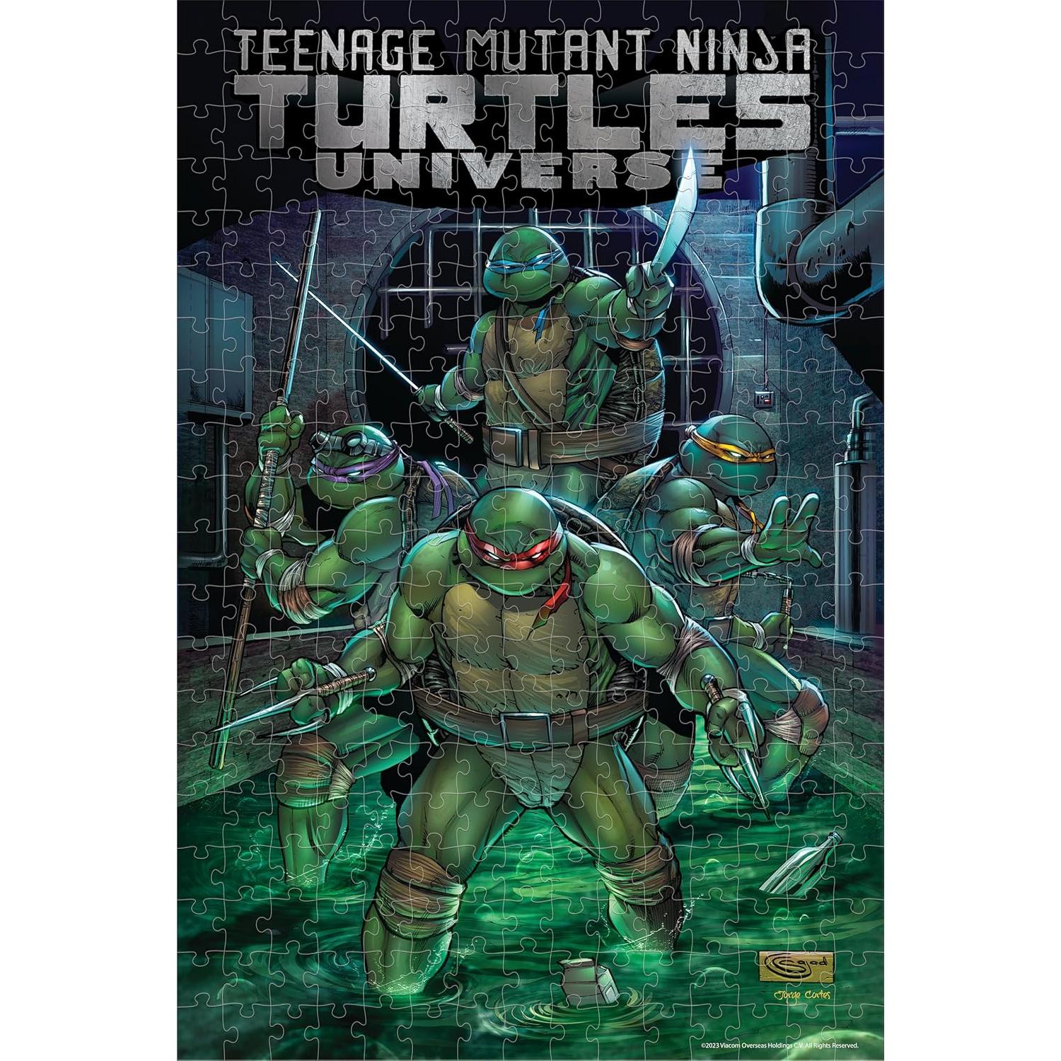 Rompecabezas 3D TMNT Prime 300 Piezas Efecto Lenticular 45.72x30.48cm