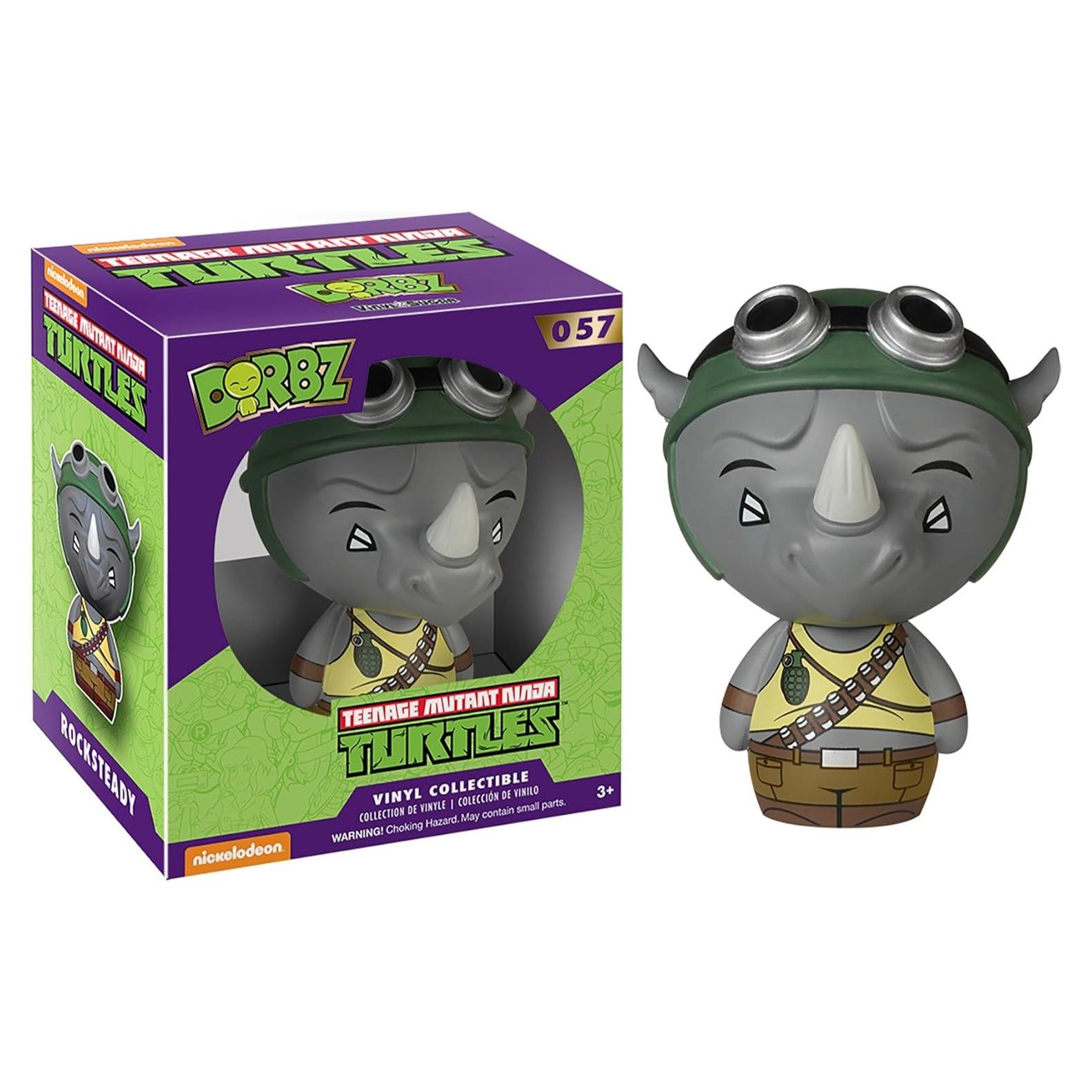 Figura de Acción Funko Dorbz Rocksteady Tortugas Ninja 7.62 cm