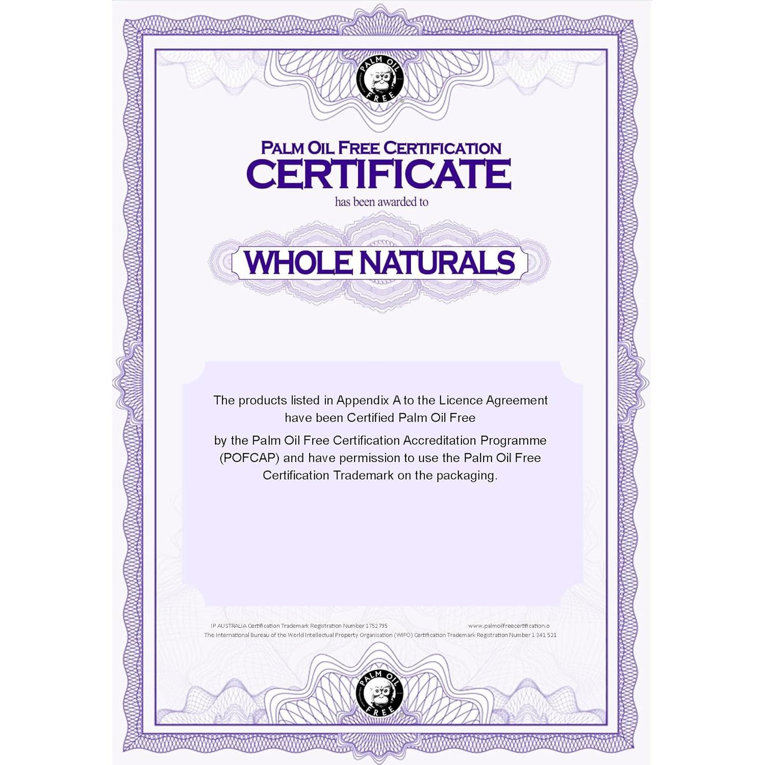 Jabón Líquido de Castile Orgánico Whole Naturals 1.89L Sin Fragancia