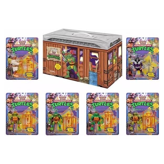 Conjunto de Figuras de Acción TMNT Playmates - 6 Piezas