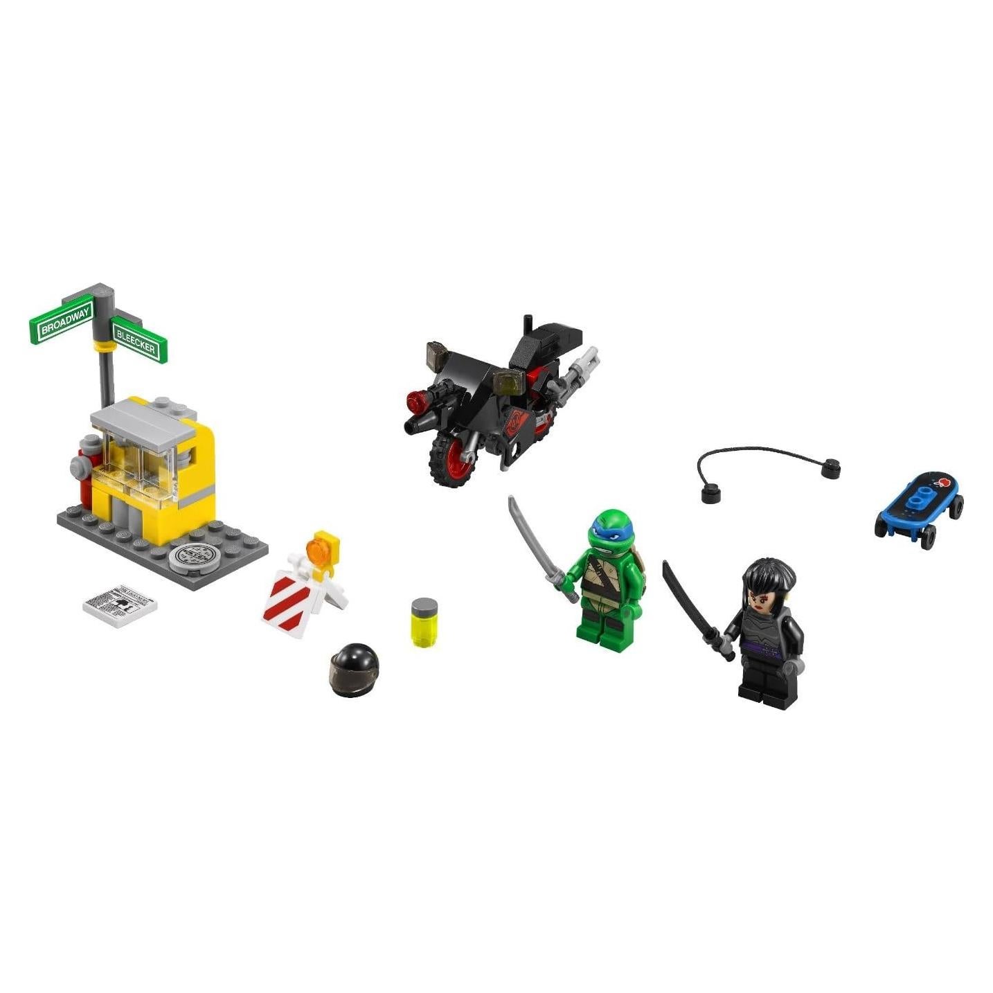 LEGO Tortugas Ninja 79118 Escape en Moto de Karai con Leonardo