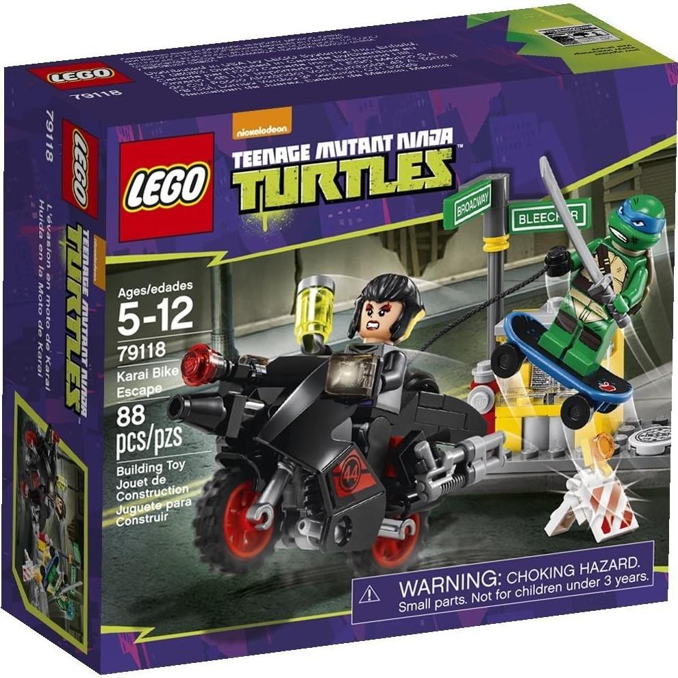 LEGO Tortugas Ninja 79118 Escape en Moto de Karai con Leonardo