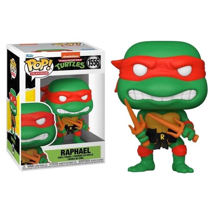 Figura Funko Pop Raphael TMNT con Red Sais + Protector ToyBop