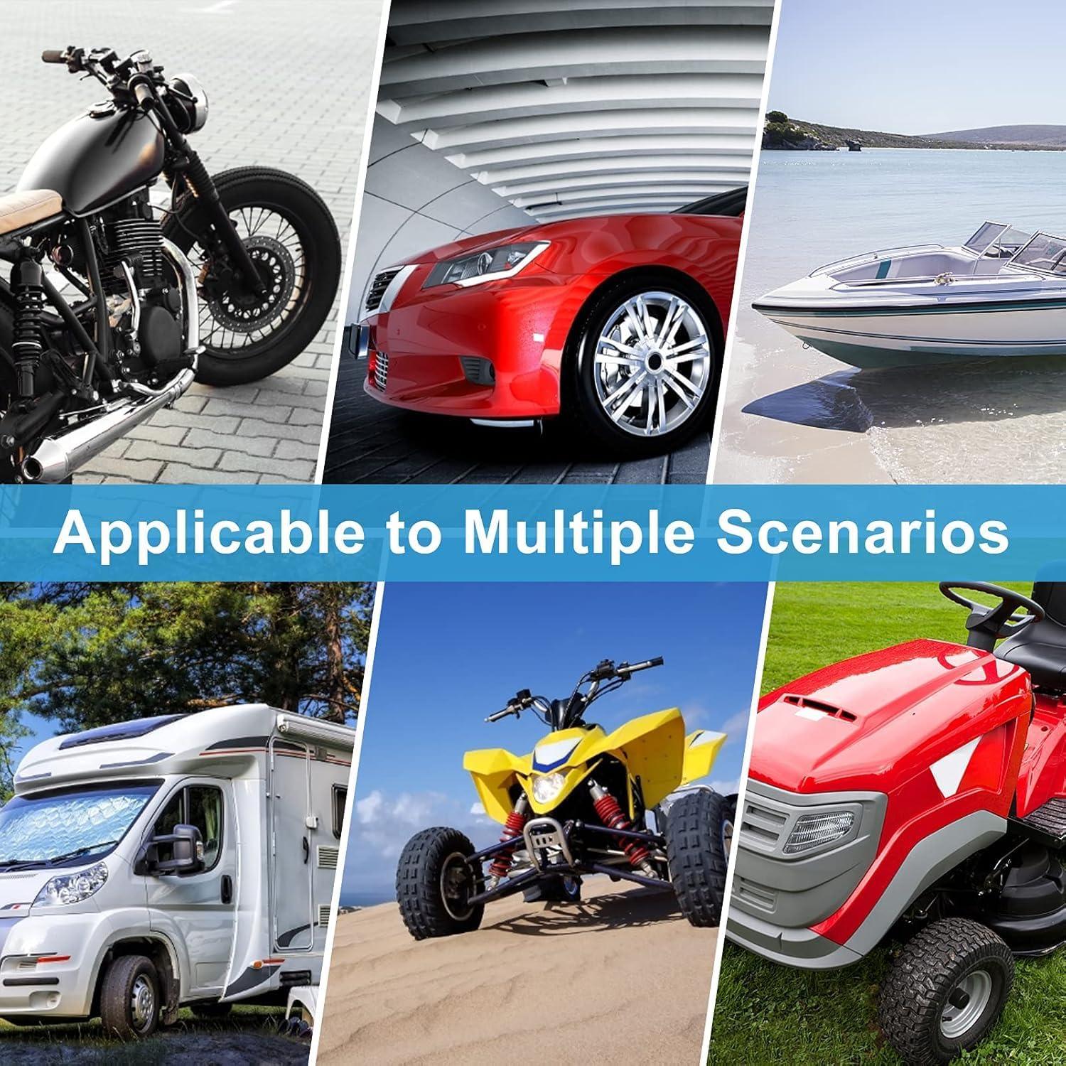 Cargador Solar Hoysicy 10W 12V con Clip y Adaptador