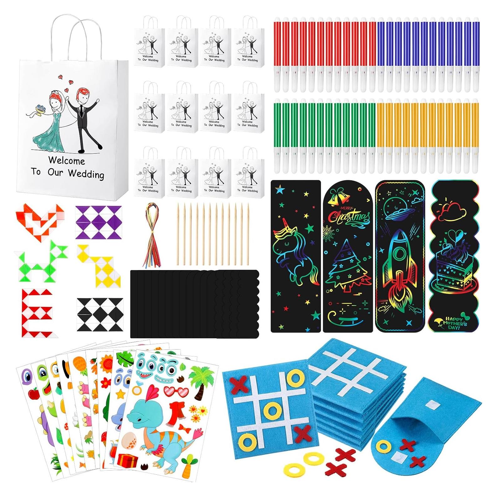 60 Piezas Actividades de Boda VercanMonth para Niños