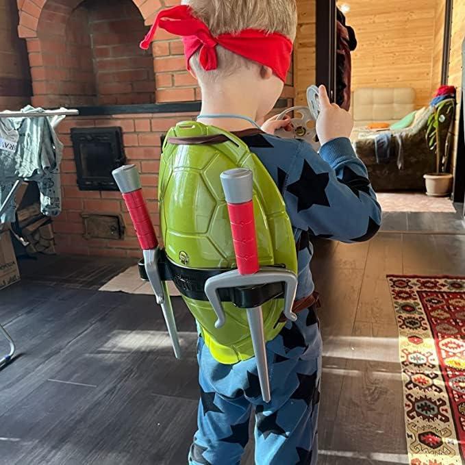 Disfraz de Ninja Caparazón de Tortuga Aexfuma para Niños