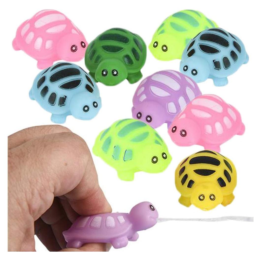 ArtCreativity Tortugas de Agua de Goma - Paquete de 12 Juguetes
