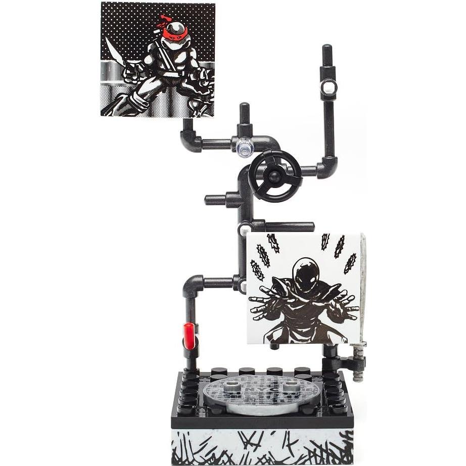 Figura de Colección Tortugas Ninja Leonardo Mega Bloks 15.5 cm