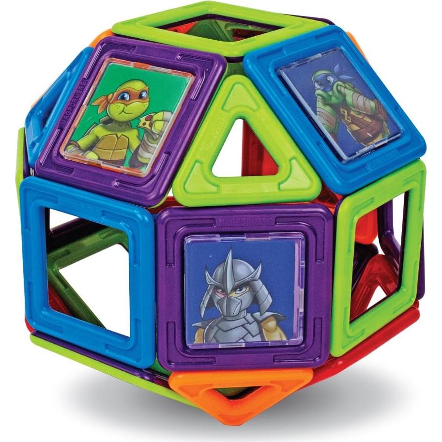 MAGFORMERS Set Tortugas Ninja 60 Piezas Juego Educativo 3+