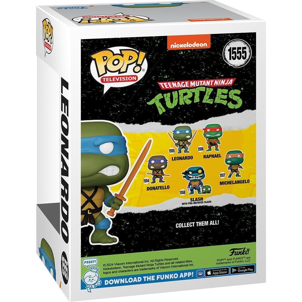 Figura de Vinilo Pop! Tortugas Ninja Leonardo Funko 9.5cm