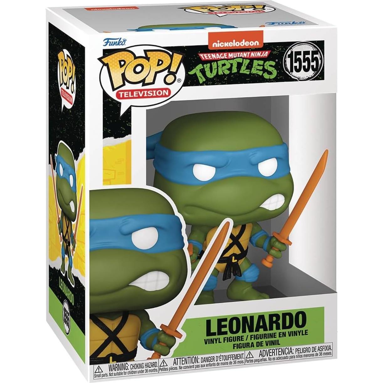 Figura de Vinilo Pop! Tortugas Ninja Leonardo Funko 9.5cm