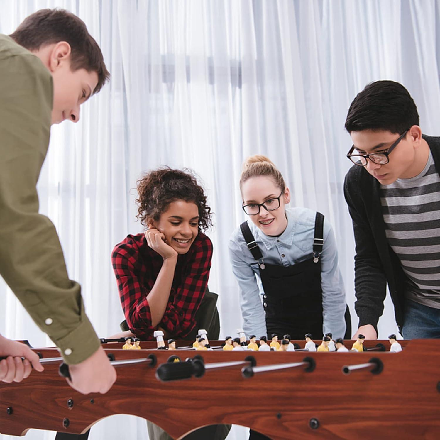 Pelotas de Foosball TOSAMZOO 36mm Paquete de 6 Blanco y Negro
