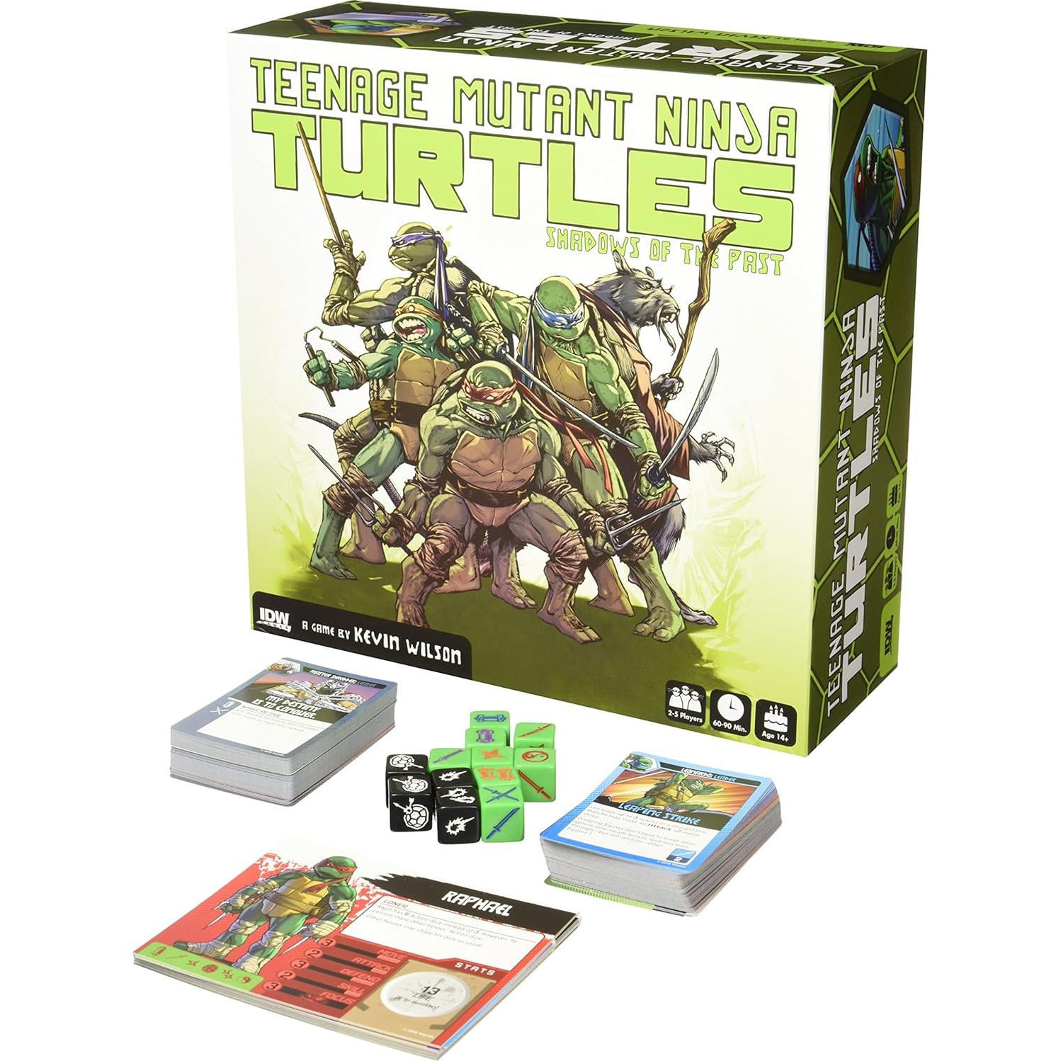 Juego de Mesa Tortugas Ninja IDW Sombras del Pasado 2-5 Jugadores