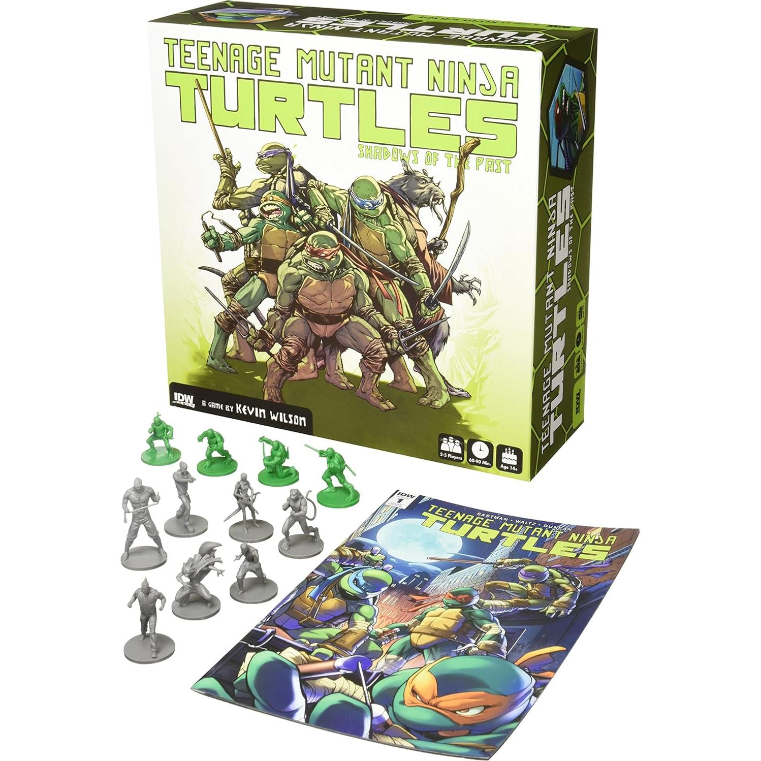 Juego de Mesa Tortugas Ninja IDW Sombras del Pasado 2-5 Jugadores