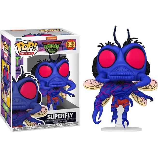 Figura de Vinilo Pop! Tortugas Ninja Superfly Funko 9.5 cm