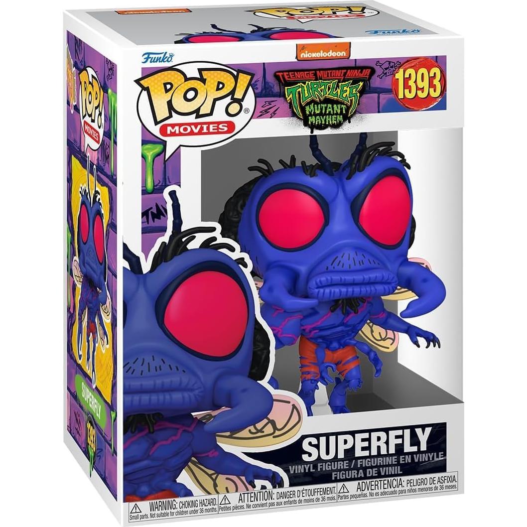 Figura de Vinilo Pop! Tortugas Ninja Superfly Funko 9.5 cm