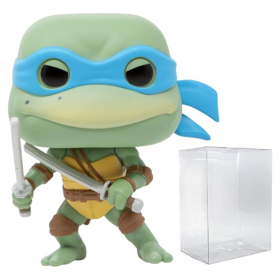 Figura Pop Tortugas Ninja Leonardo Funko 9.5 cm con Funda