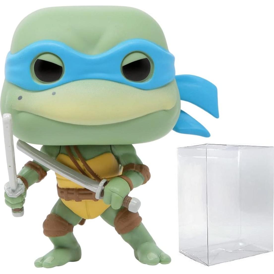 Figura Pop Tortugas Ninja Leonardo Funko 9.5 cm con Funda