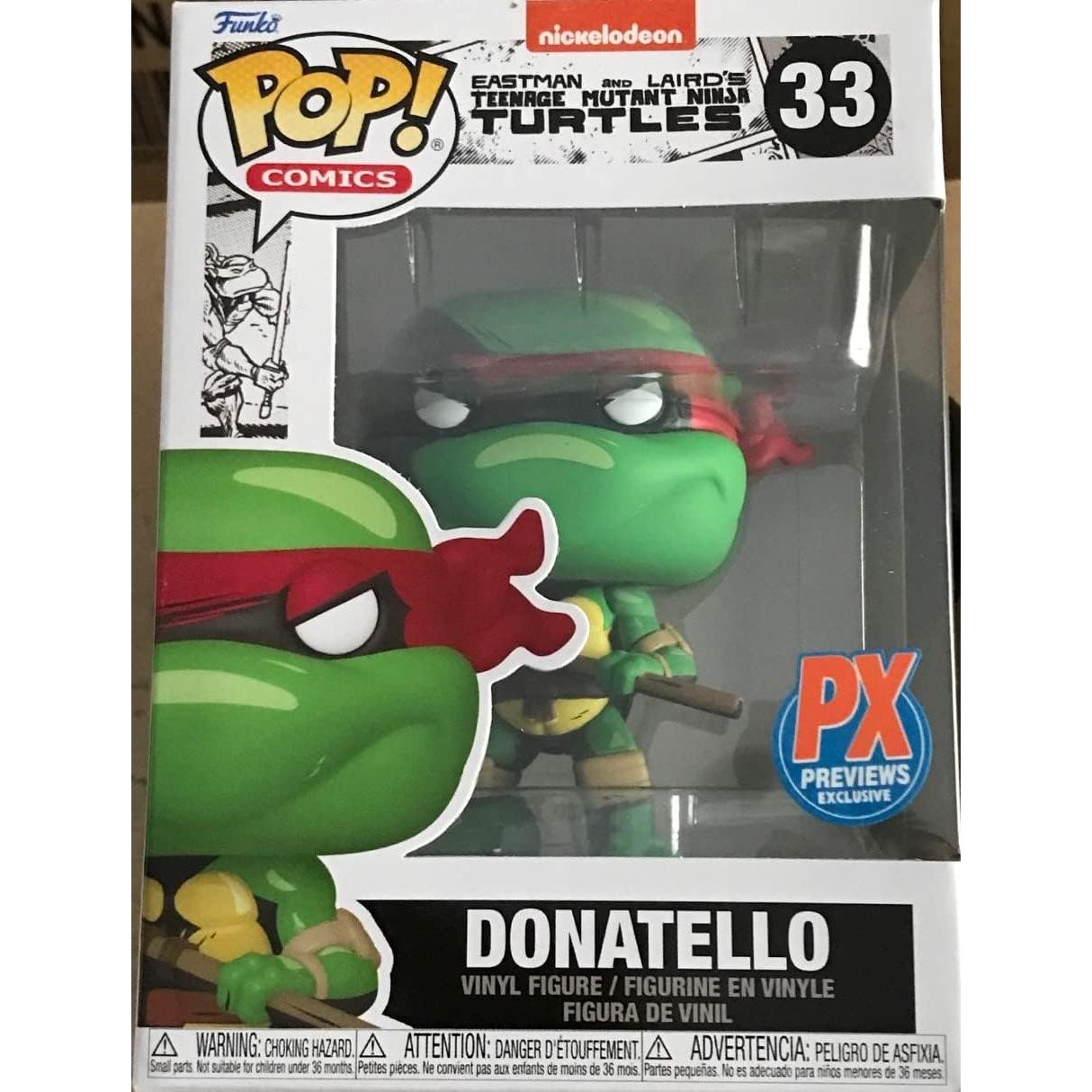 Figura de Vinilo Pop! Donatello Tortugas Ninja Funko 9.5 cm