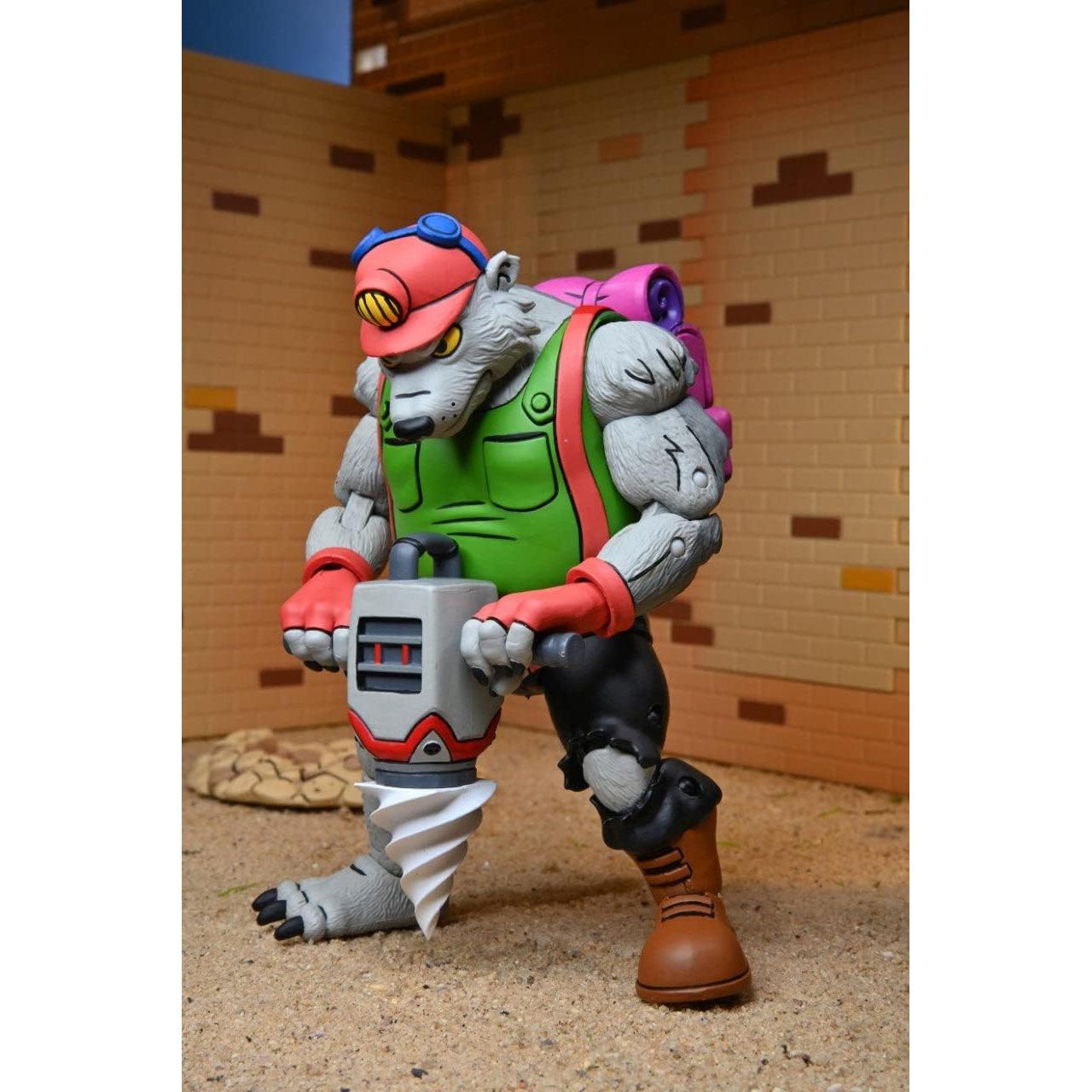 Figuras de Acción NECA TMNT Dirtbag y Groundchuck 18 cm