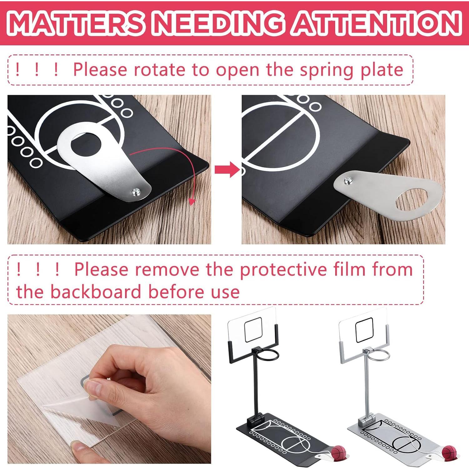 Juego de Baloncesto de Escritorio Deekin 2 Set Mini Diversión