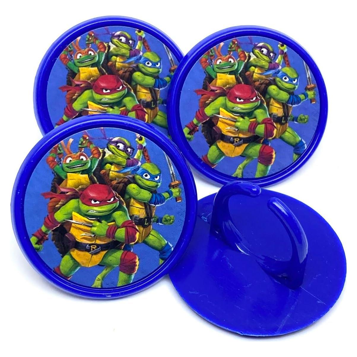 Anillos decorativos para cupcakes de tortugas BFB - 25 unidades