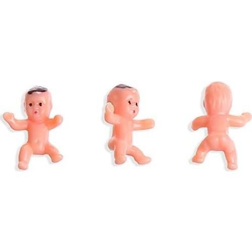 CCINEE 60 Piezas Bebés Plásticos Mini 2,54 cm para Baby Shower