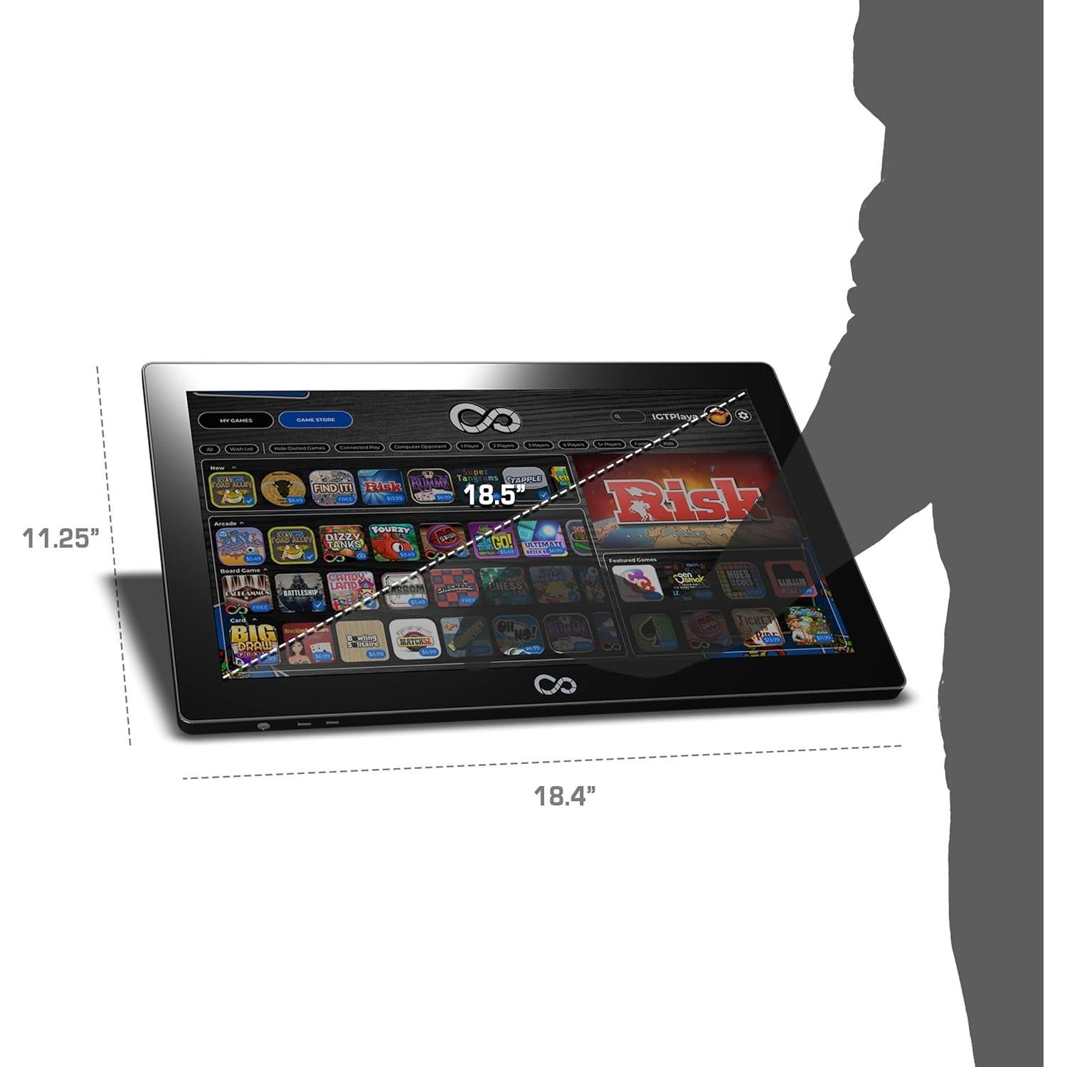 Mesa de Juegos Digital Arcade1Up IGB 18.5" 100+ Juegos