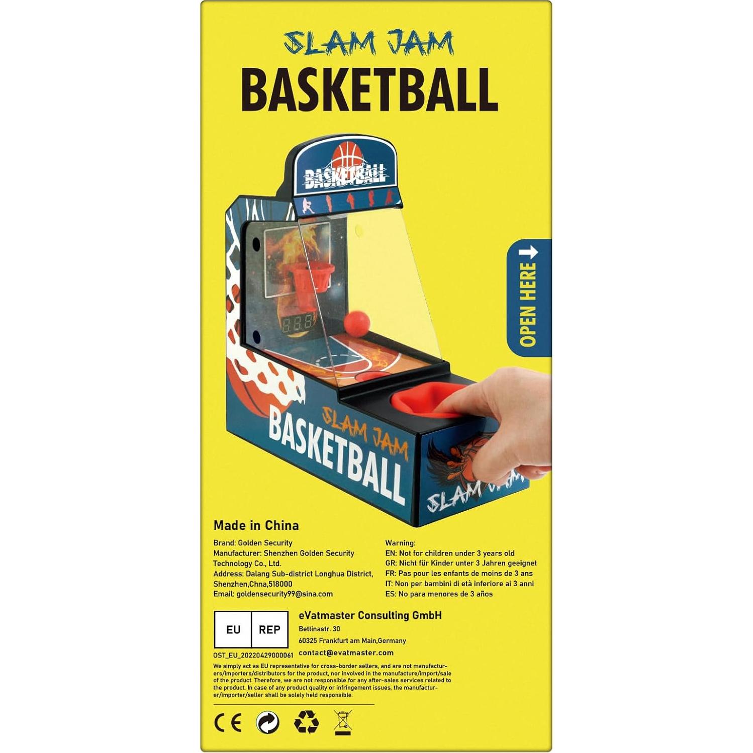 Juego de Baloncesto de Mesa Golden Security 22.1x10.5 cm