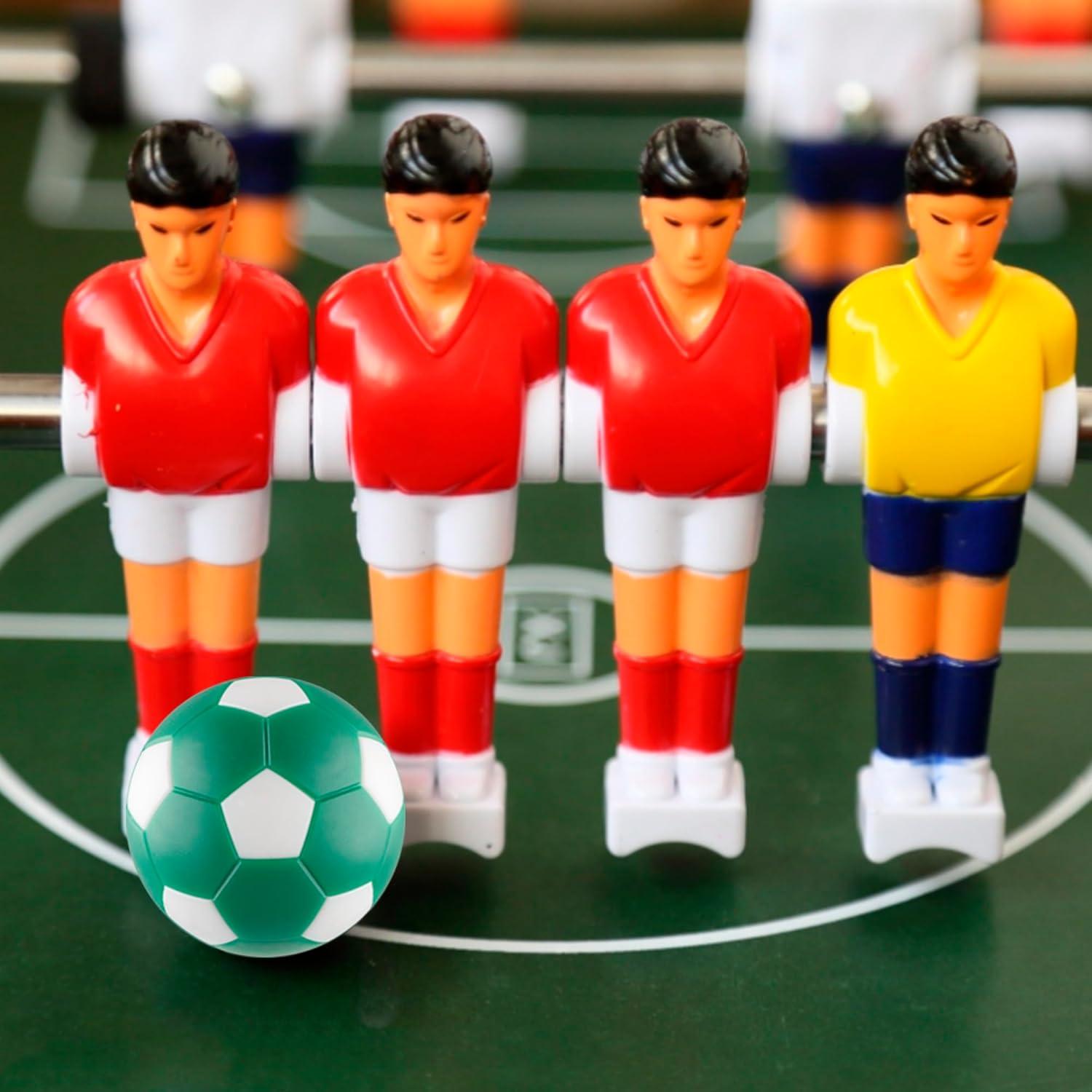 BQSPT Set de 16 Pelotas de Futbolín 32mm Multicolores