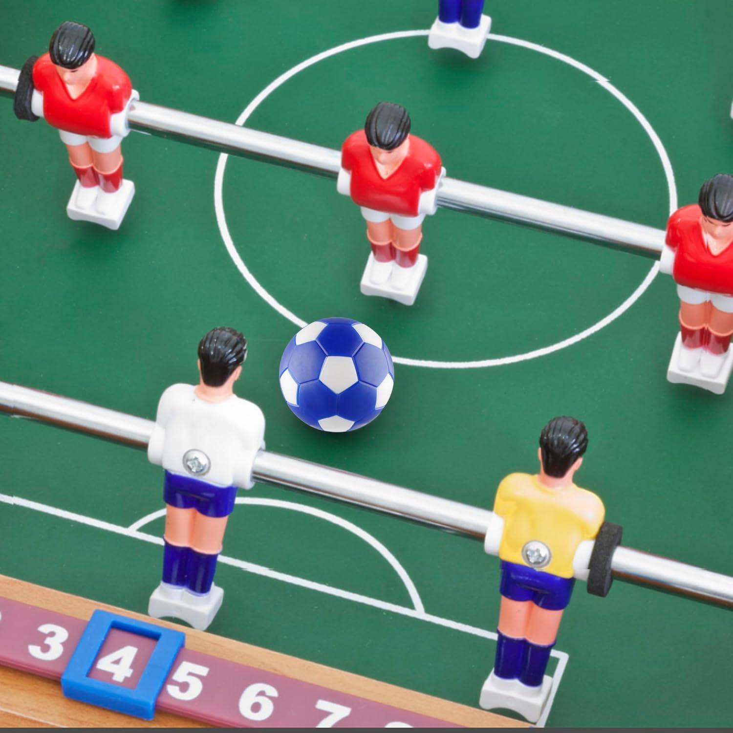 BQSPT Set de 16 Pelotas de Futbolín 32mm Multicolores