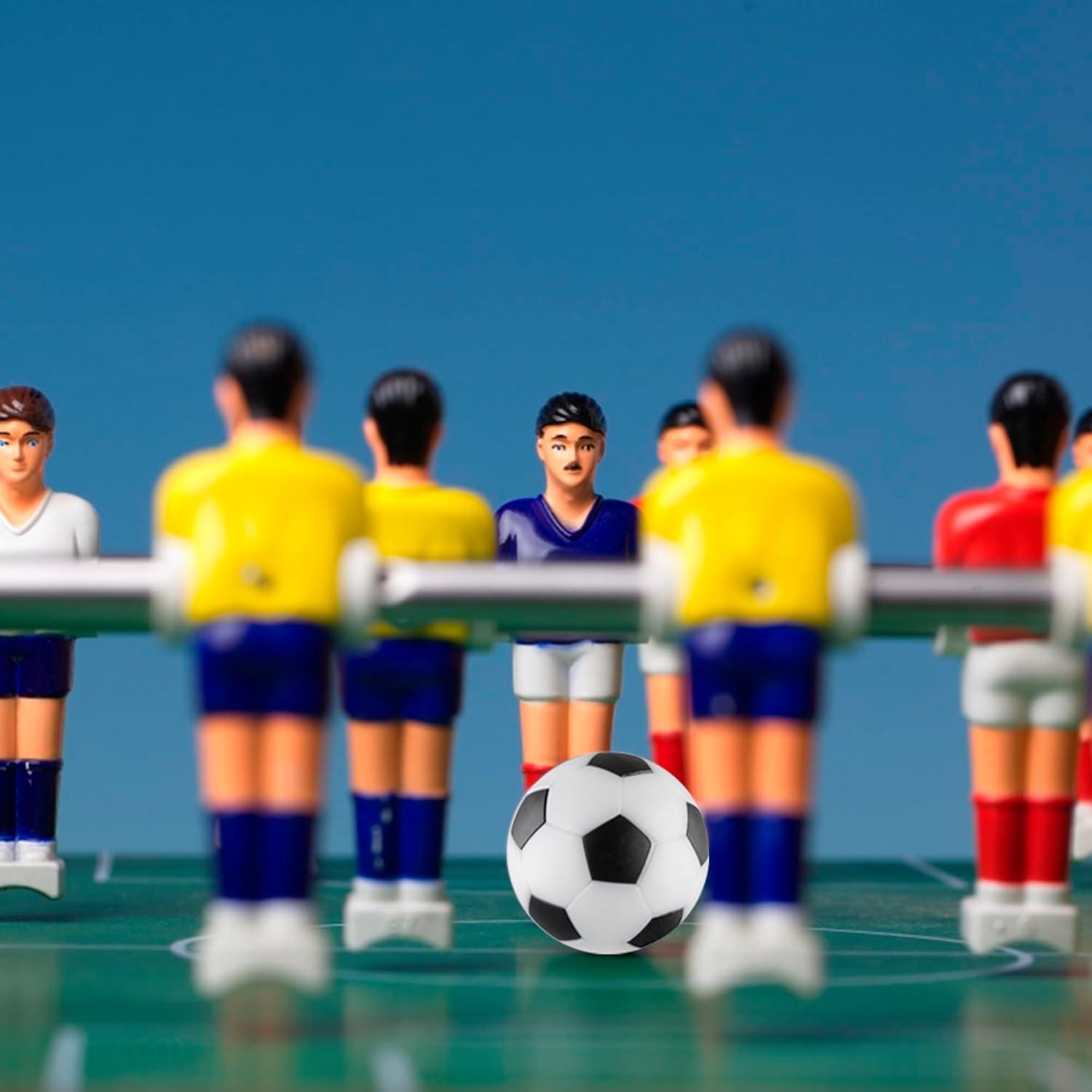 BQSPT Set de 16 Pelotas de Futbolín 32mm Multicolores