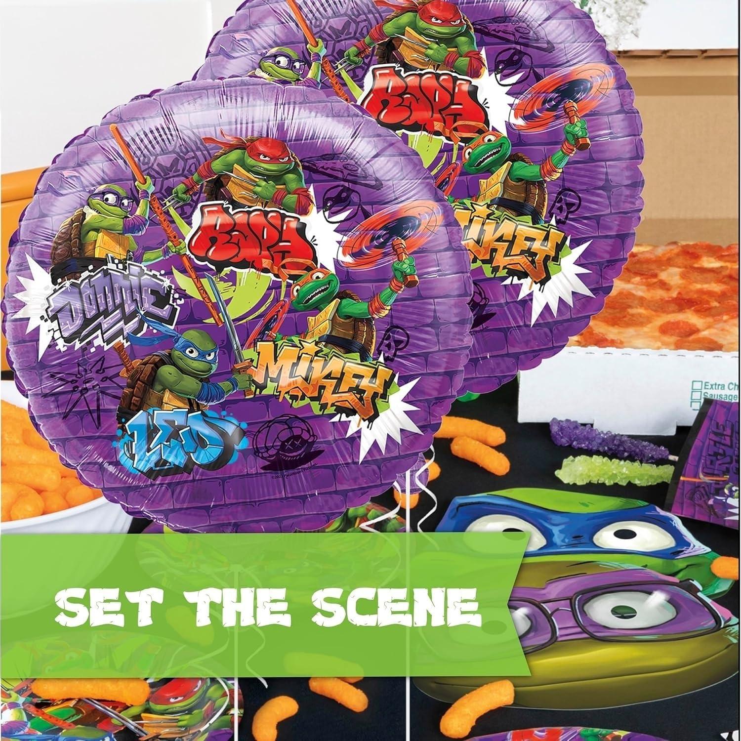 Globo de Foil Redondo TMNT Mutant Mayhem Multicolor 45.72 cm
