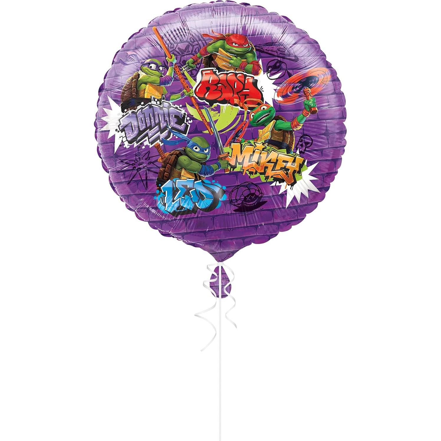 Globo de Foil Redondo TMNT Mutant Mayhem Multicolor 45.72 cm