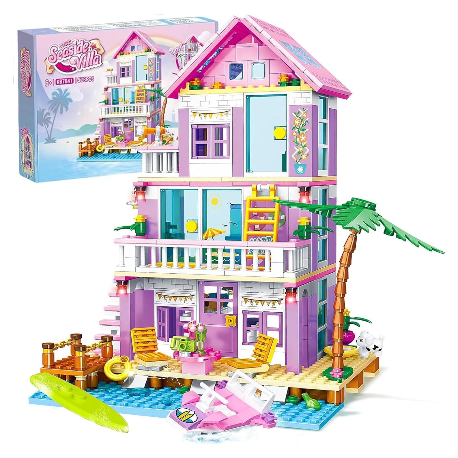 Bloques de Construcción Sezua Casa de Playa 573 Piezas