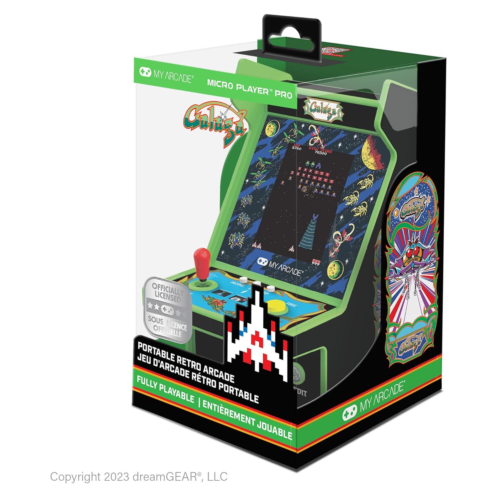 Máquina Arcade My Arcade Galaga 2 Juegos en 1 17.15 cm