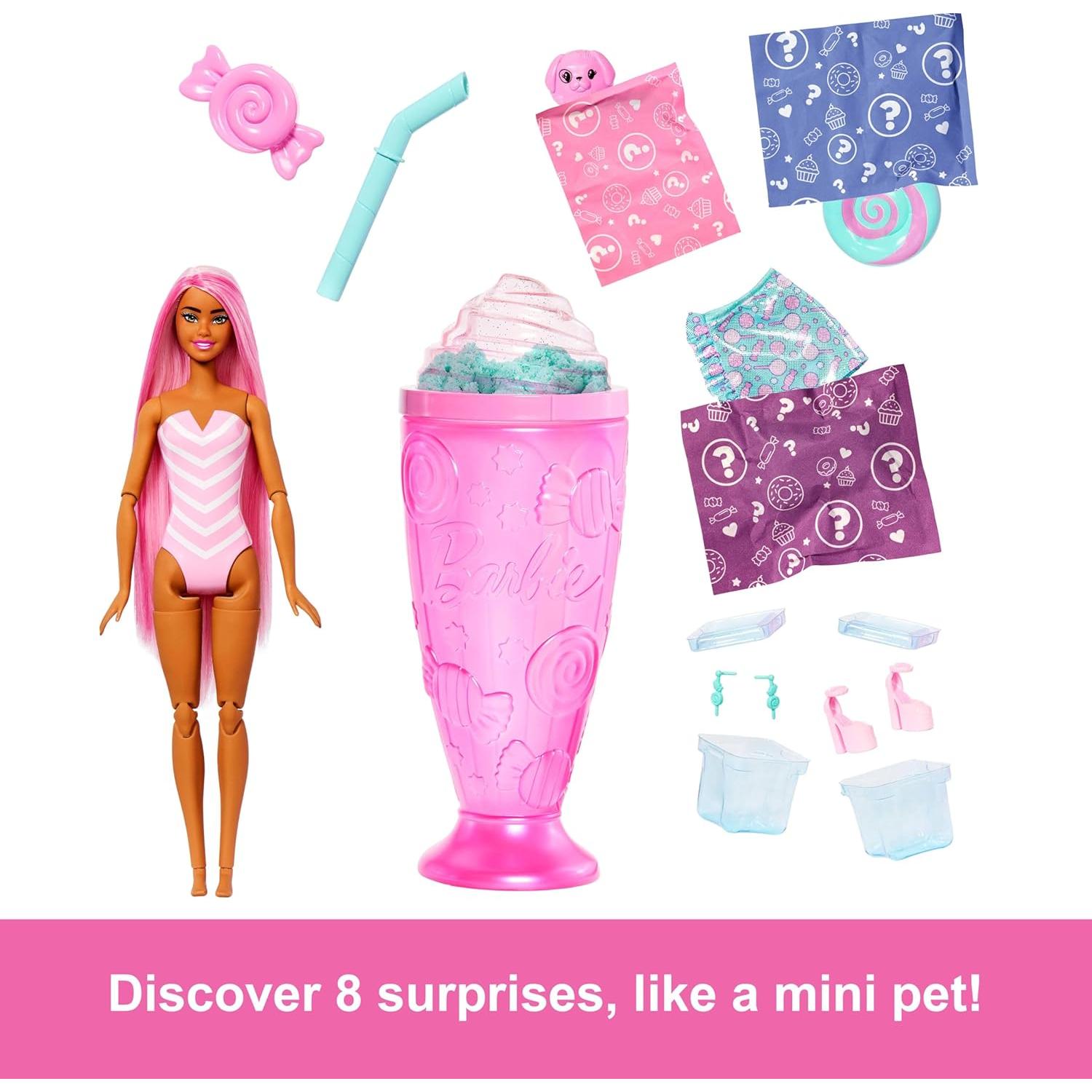Barbie Pop Reveal Muñeca de Moda Remolino Dulce con Accesorios