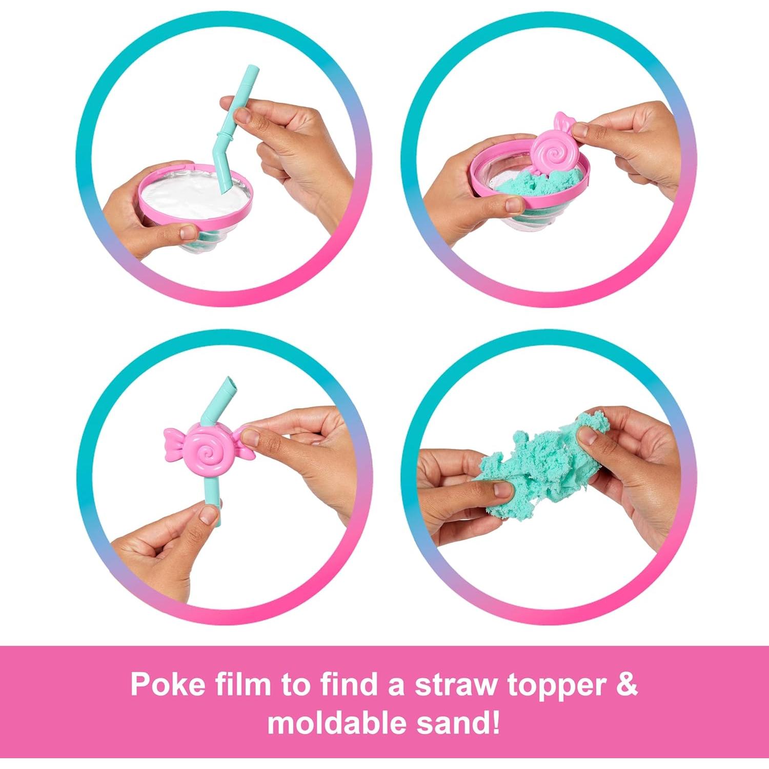 Barbie Pop Reveal Muñeca de Moda Remolino Dulce con Accesorios